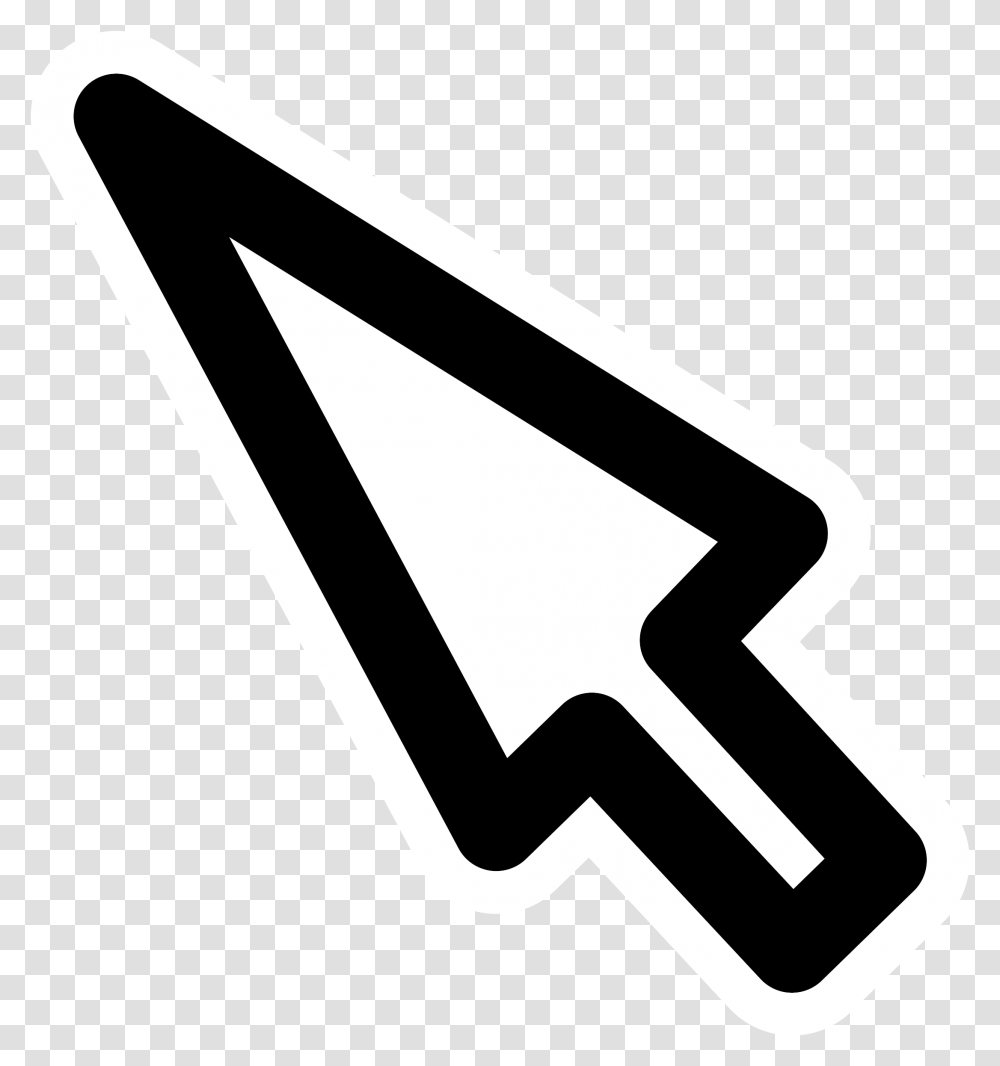 Mouse Cursor Mouse Cursor Gif, Triangle, Symbol, Arrowhead, Stencil Transparent Png