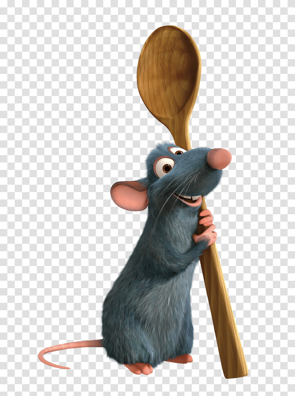 Mouse In Disney Ratatouille Ratatouille, Cutlery, Spoon, Animal, Mammal Transparent Png