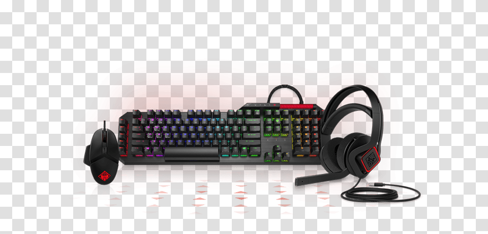 Mouse Keyboard And Headphone Hp Omen Sequencer Keyboard, Computer Hardware, Electronics, Computer Keyboard Transparent Png