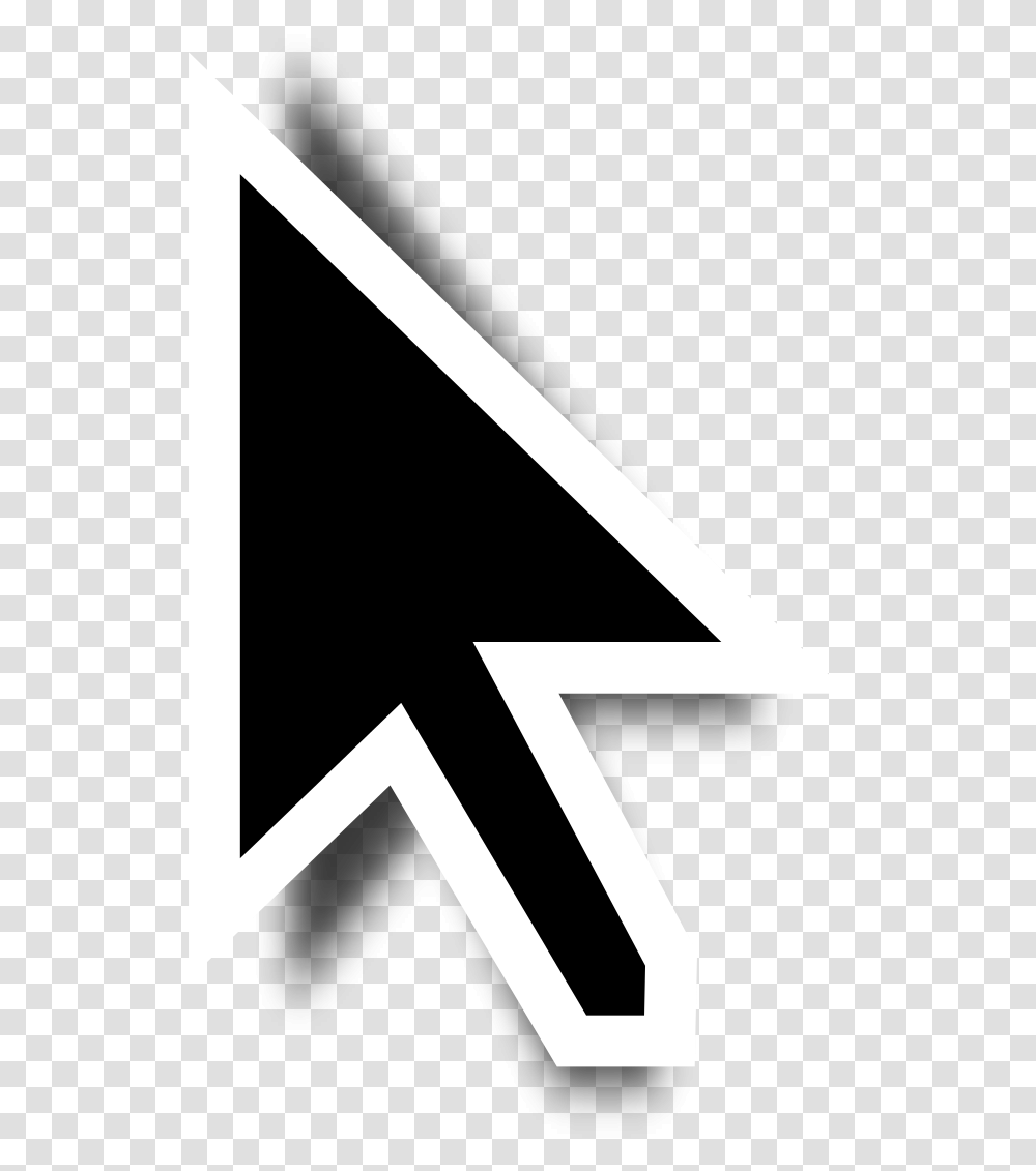 Mouse Pointer Icon, Triangle, Cross, Alphabet Transparent Png