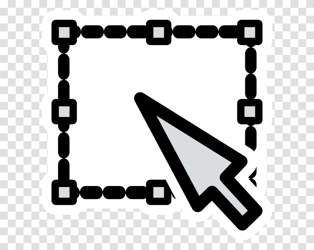 Mouse Pointer Select All Clip Art, Stencil, Triangle Transparent Png