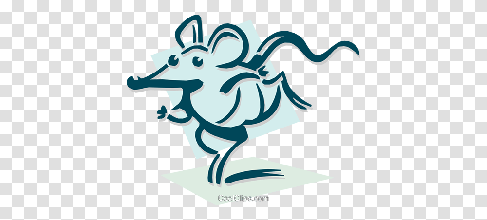 Mouse Running Concept Royalty Free Vector Clip Art Illustration, Animal, Mammal, Wildlife, Kangaroo Transparent Png