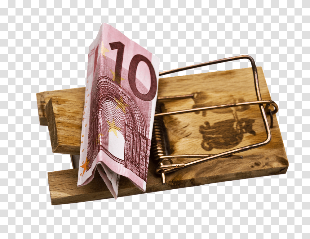 Mouse Trap, Wood, Money Transparent Png