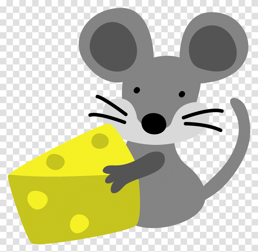 Mouse With Cheese Clipart Free Download Mouse With Cheese Clipart, Mammal, Animal, Rodent, Hat Transparent Png