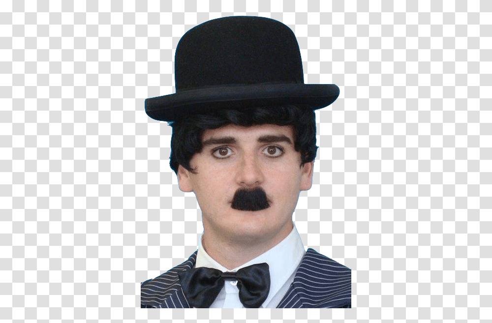 Moustache Charlie Chaplin, Tie, Accessories, Person Transparent Png