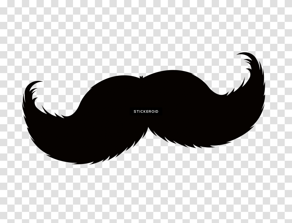 Moustache Clipart, Mustache, Stencil Transparent Png