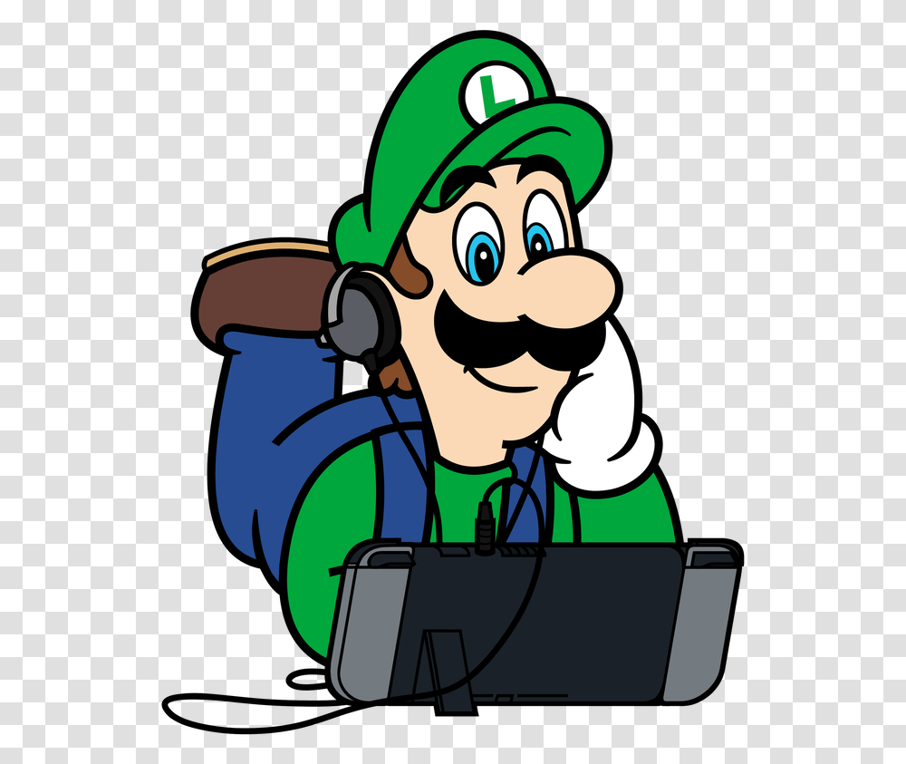 Moustache Clipart Super Mario Luigi On Nintendo Switch, Performer Transparent Png