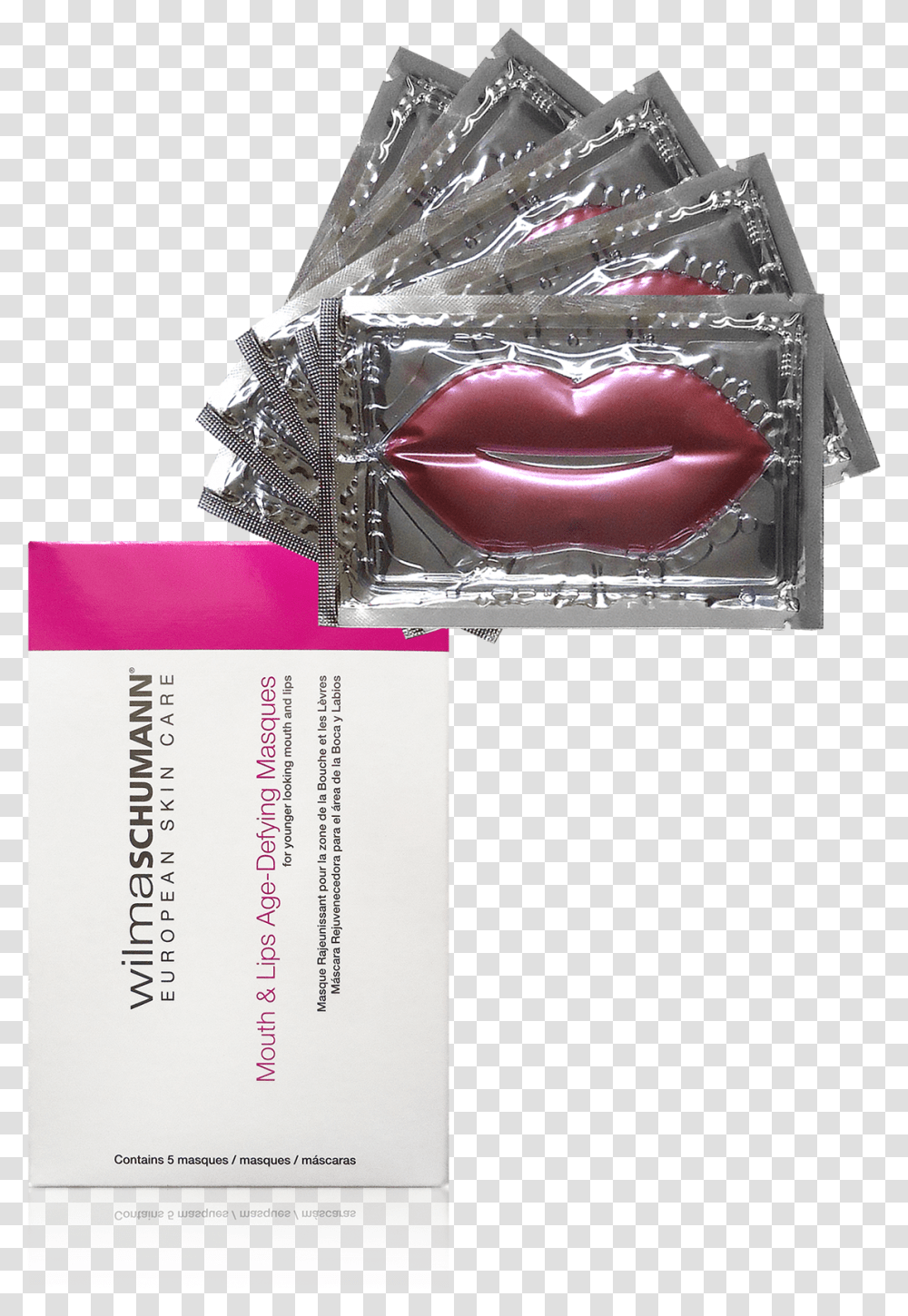 Mouth And Lips Age Defying Masques 5 Applications Silver Hydrating Lip Mask, Aluminium, Crystal, Advertisement, Paper Transparent Png