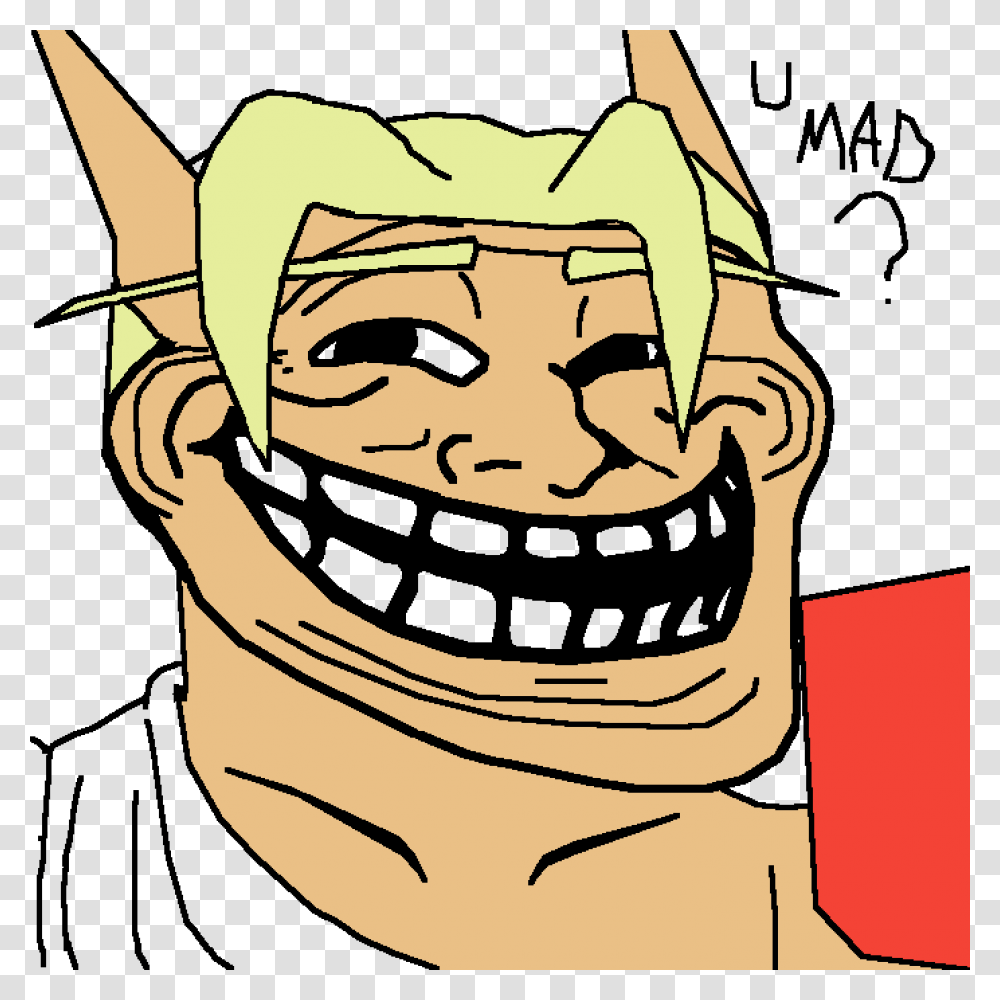 Mouth Blood White Ugly Face Meme, Doodle, Drawing Transparent Png