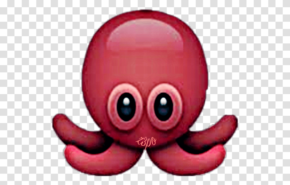 Mouth Clipart Giant Octopus Iphone Emoji Octopus Emoji Iphone, Toy, Helmet, Clothing, Apparel Transparent Png