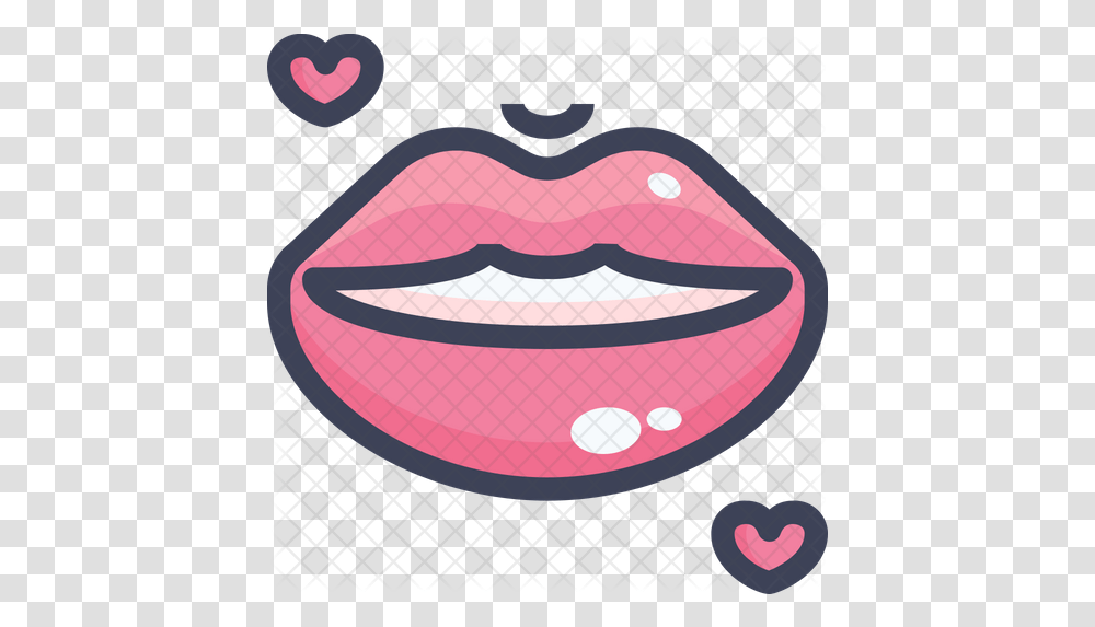 Mouth Icon Illustration, Lip, Tongue Transparent Png