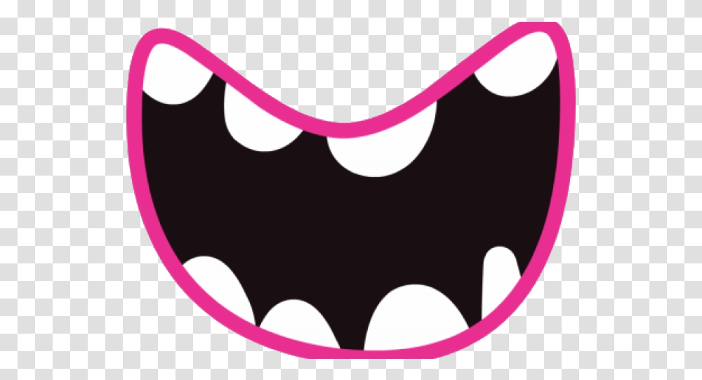 Mouth Lips Clipart Monster Funny Clip Art Animal Mouth Clipart, Batman Logo, Symbol, Clothing, Apparel Transparent Png