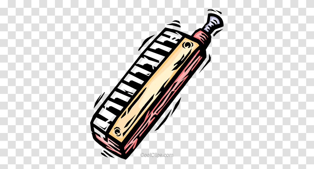 Mouth Organ Royalty Free Vector Clip Art Illustration, Musical Instrument, Harmonica, Dynamite, Bomb Transparent Png