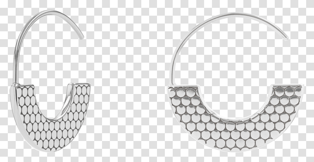 Movado Textured Hoop Earrings Earrings, Accessories, Accessory, Pottery Transparent Png