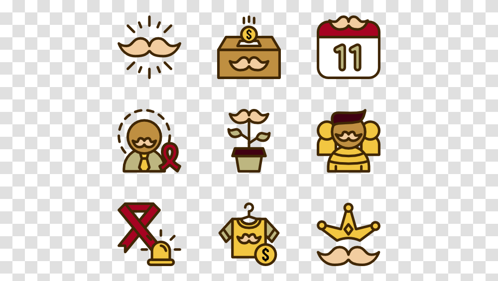 Movember Autumn Icons, Emblem, Number Transparent Png