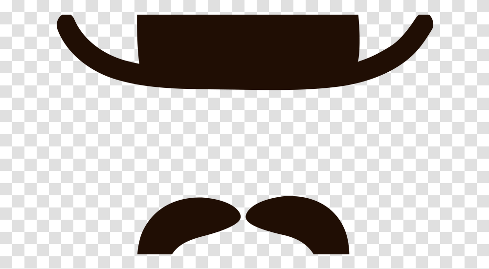 Movember Hat And Mustache Clipart Image, Apparel, Cowboy Hat Transparent Png