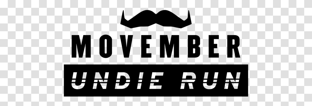 Movember Undie Run Logo Black Cmyk Beard, Gray, World Of Warcraft Transparent Png