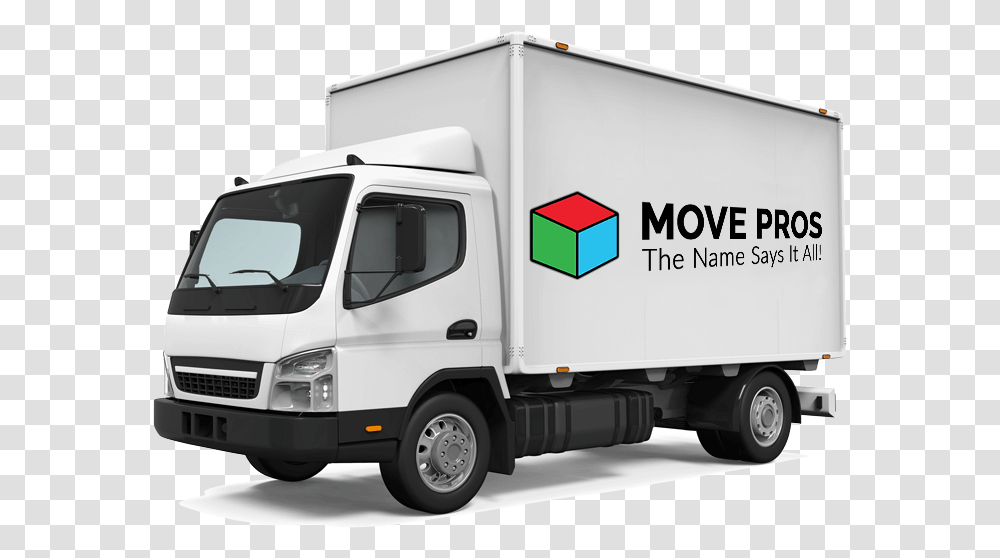 Mover Banner, Truck, Vehicle, Transportation, Van Transparent Png