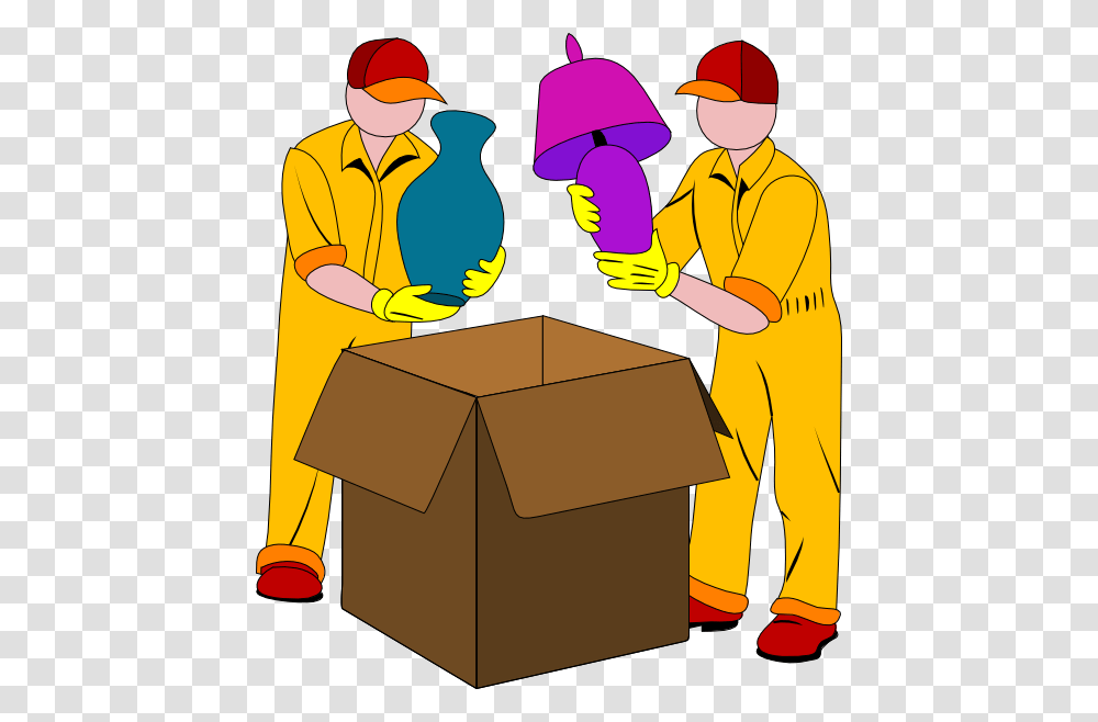 Movers Packing Clip Art, Person, Human, Apparel Transparent Png