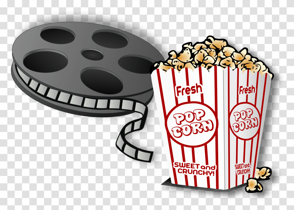 Movie And Popcorn Clip Art, Food, Snack Transparent Png
