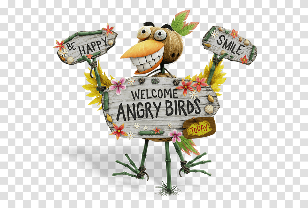 Movie Angry Birds Angry Birds Bird Sign, Plant, Tree, Vegetation, Symbol Transparent Png