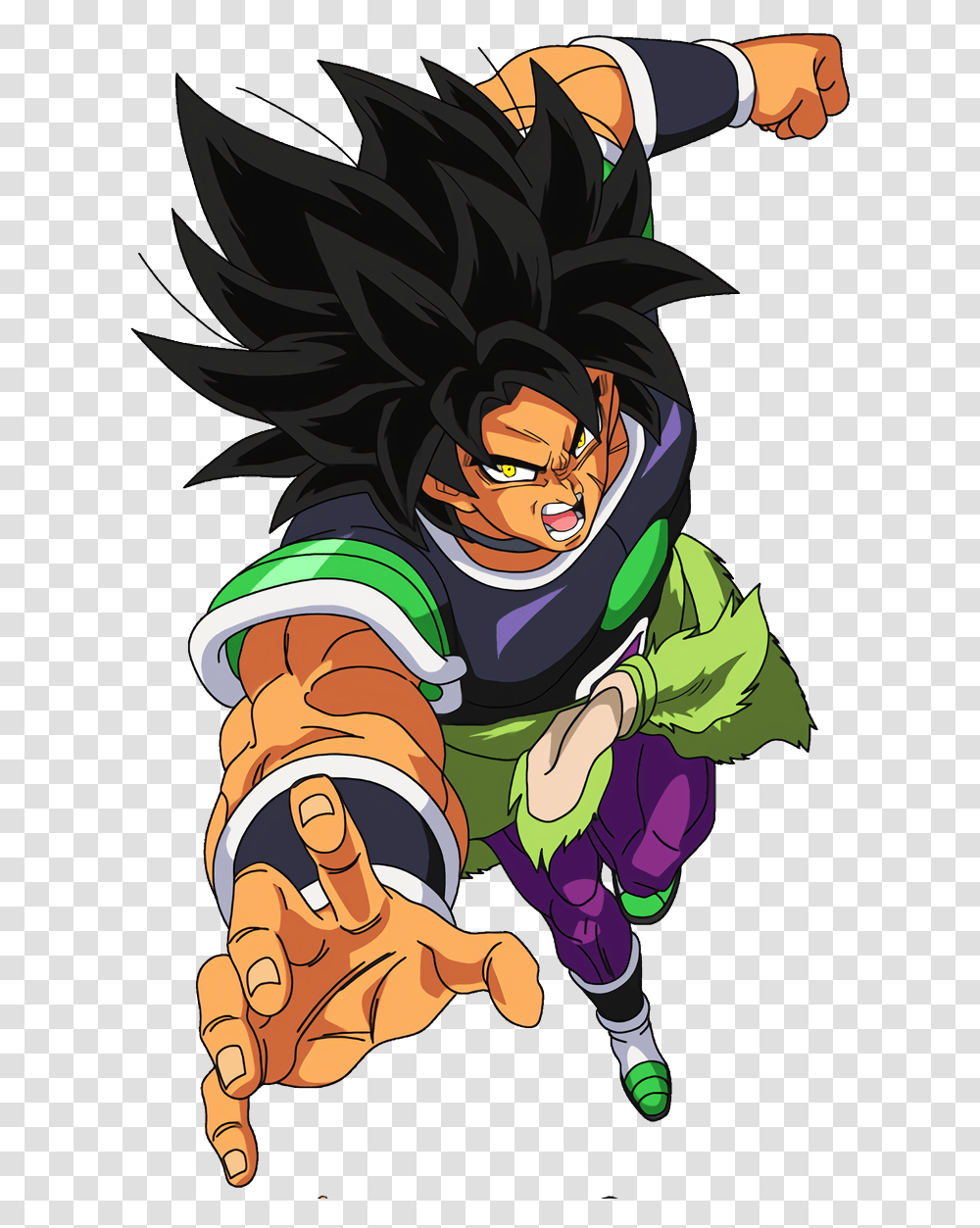 Movie Broly Super Attack Animation Hd Broly, Person, Human, Graphics, Art Transparent Png