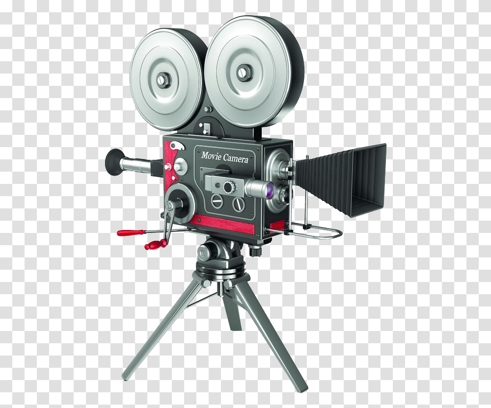 Movie Camera Video Camera Retro Video Camera, Tripod, Electronics, Projector Transparent Png