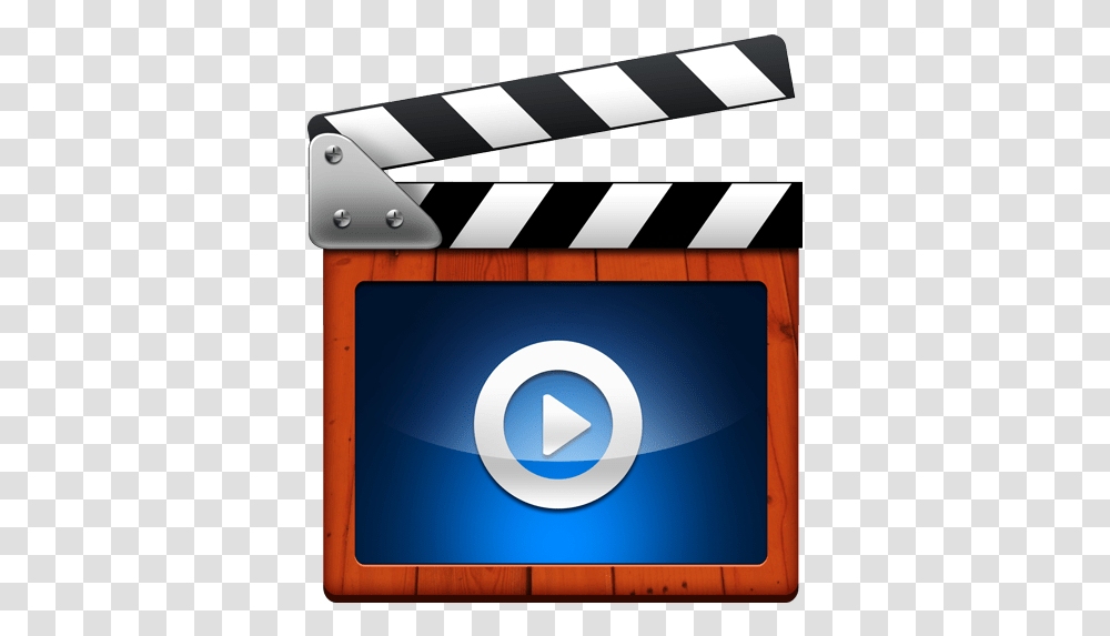 Movie Clapperboard Psd & Icons Graphicsfuel Image Of Video, Monitor, Screen, Electronics, Display Transparent Png