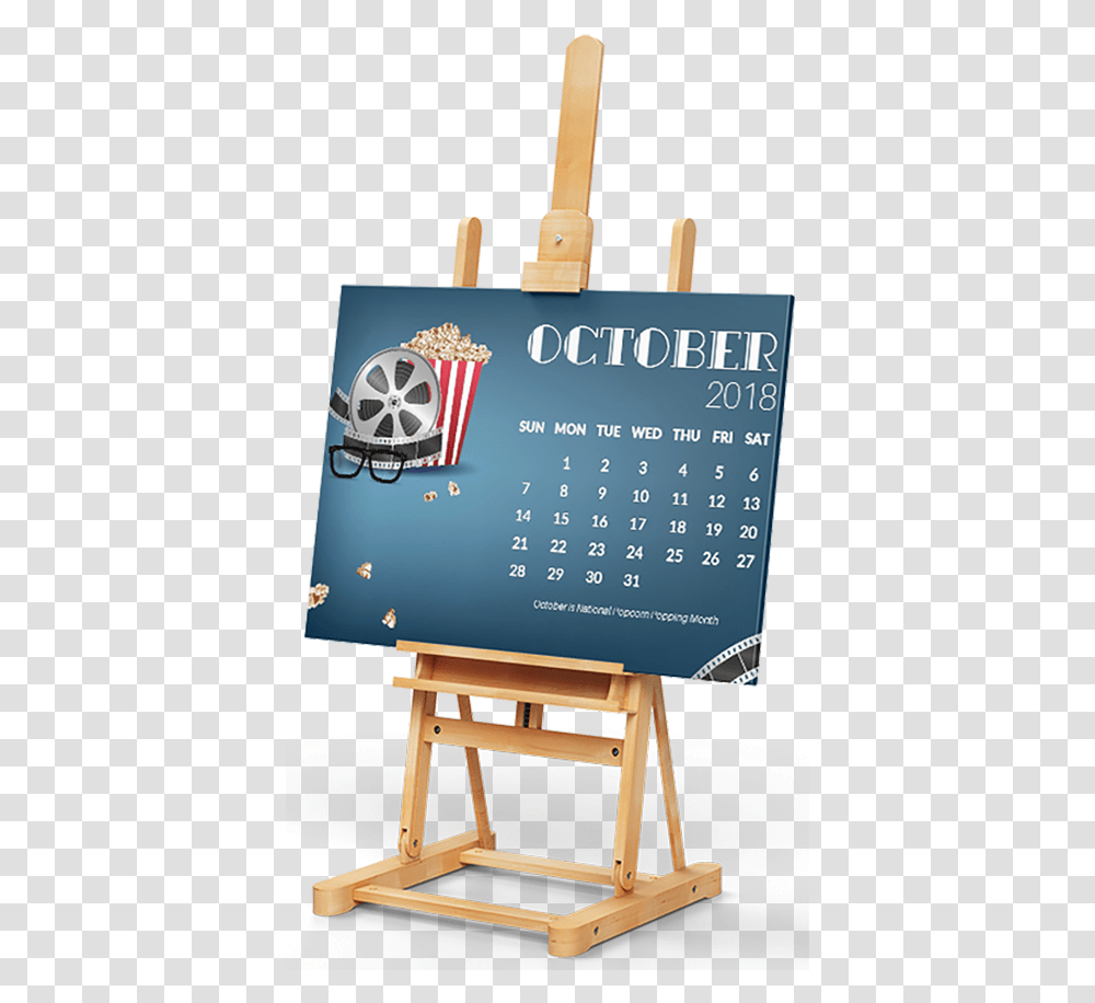 Movie Easel Small Customxm Plywood, Text, Calendar Transparent Png