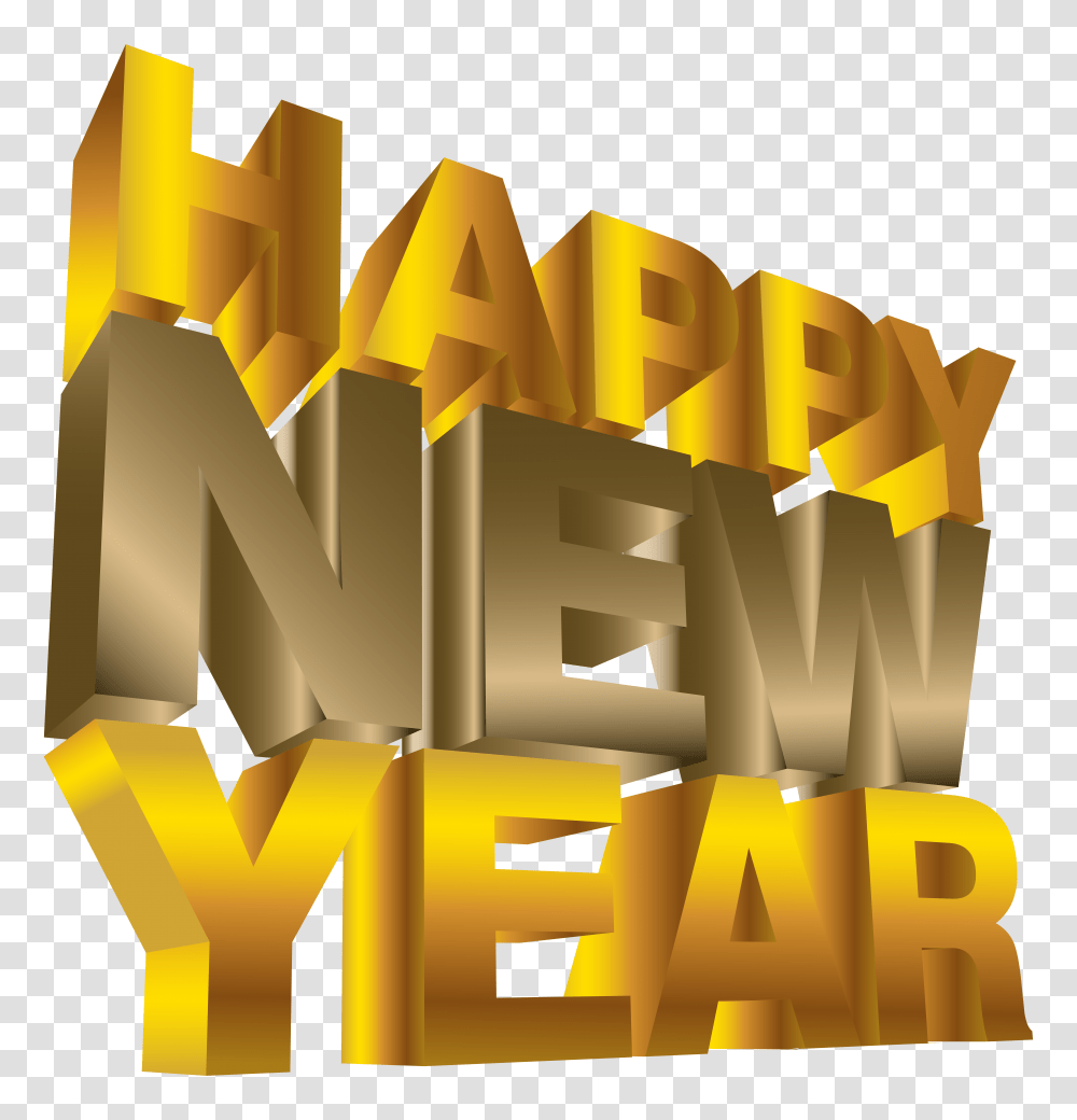 Movie Letters Happy New Year Letter Design, Text, Fire, Plant, Gold Transparent Png