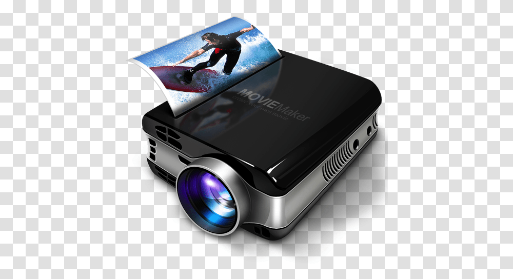 Movie Maker Macos Icon Gallery Portable, Projector, Person, Human, Car Transparent Png