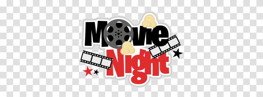 Movie Night, Label, Reel, Stencil Transparent Png