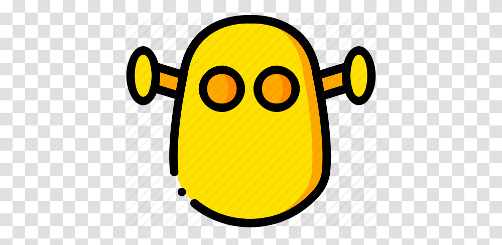 Movie Ogre Shrek Sw Yellow Icon, Pac Man, Animal, Bee, Insect Transparent Png