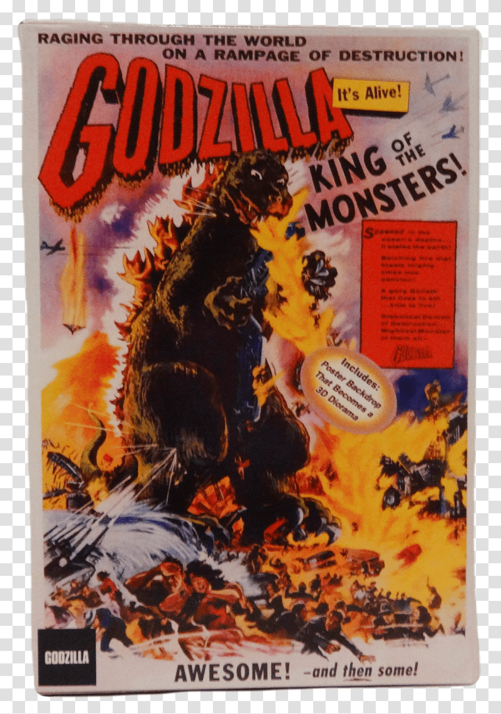 Movie Poster Godzilla Figure Transparent Png