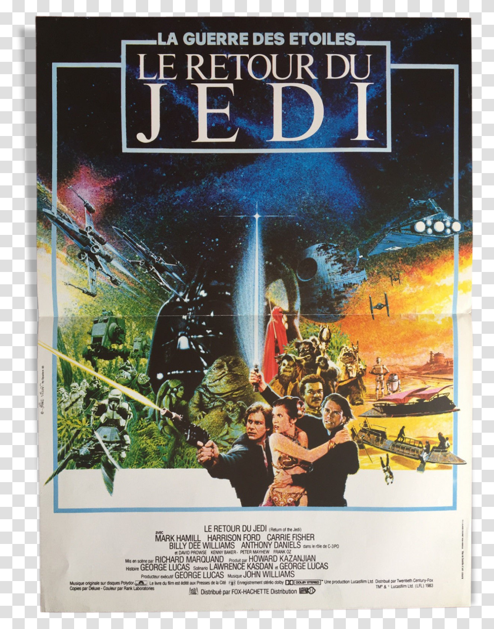 Movie Poster The Return Of The Jedi, Advertisement, Person, Human, Book Transparent Png