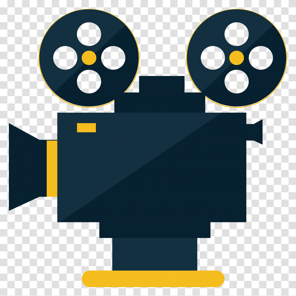 Movie Projector Cinema Icon, Reel, Building Transparent Png