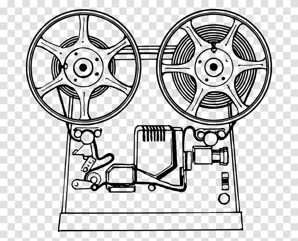 Movie Projector Multimedia Projectors Computer Icons Film Projector Clipart, Gray, World Of Warcraft Transparent Png