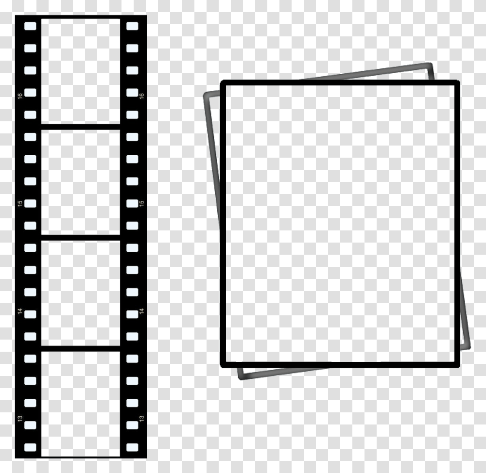 Movie Reel Border Clipart Best Vertical Film Strip Border, Plot, Diagram, Number Transparent Png