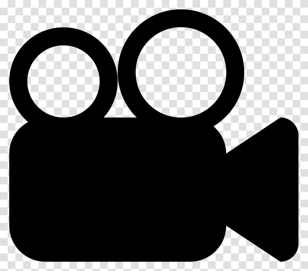 Movie Symbol Of Video Camera Icon Free Download, Stencil, Weapon, Weaponry, Electronics Transparent Png