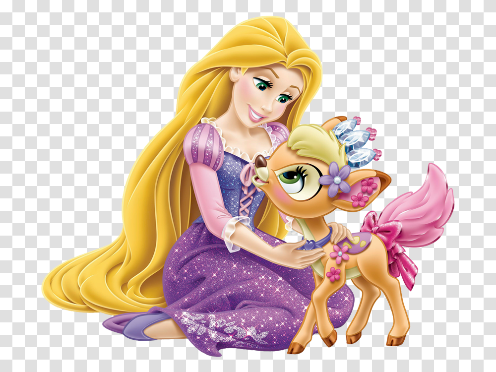 Movie Tangled Rapunzel Long Blonde Cosplay Party Wavy Rapunzel Palace Pets, Doll, Toy, Figurine, Barbie Transparent Png