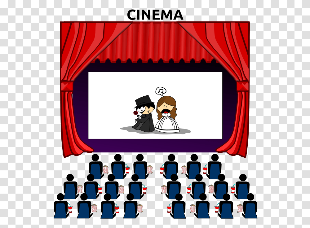Movie Theater Clipart, Interior Design, Indoors, Stage, Computer Keyboard Transparent Png