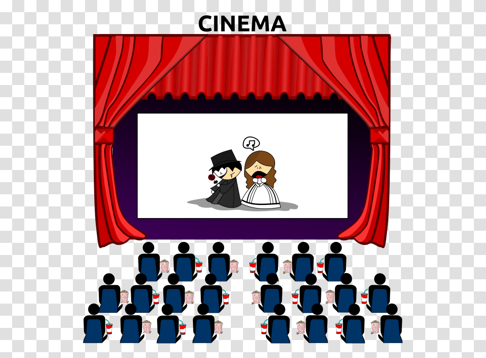 Movie Theater Clipart, Interior Design, Indoors, Stage, Room Transparent Png