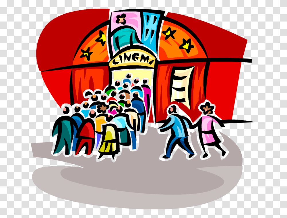 Movie Theater Entrance Lineup, Person, Transportation Transparent Png