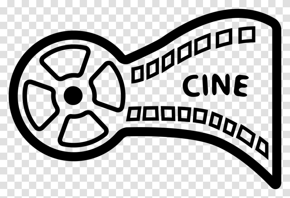 Movie Theater Icon Cine Icon, Label, Logo Transparent Png