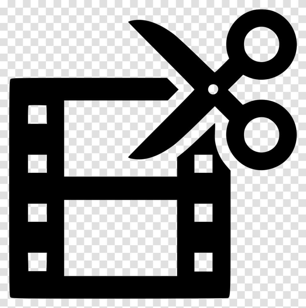 Movie Theater Icon Video Editing Icon, Weapon, Weaponry, Blade, Cross Transparent Png