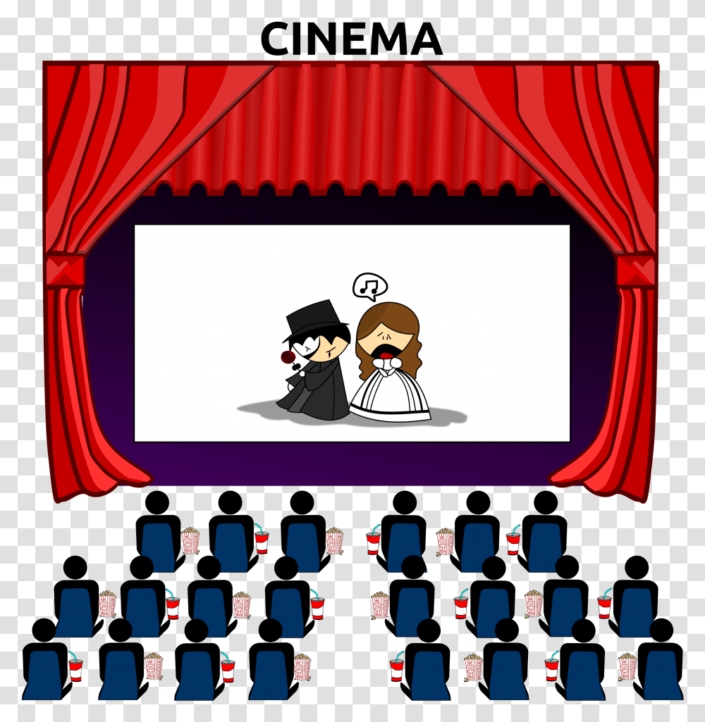 Movie Theatre Clipart Movie Clipart, Interior Design, Indoors, Stage, Theater Transparent Png