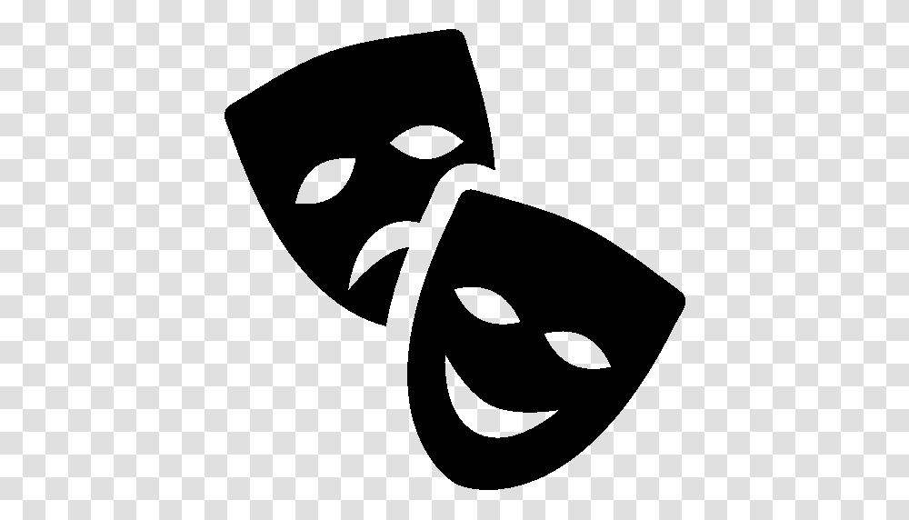 Movie Theatre Icon, Mask, Stencil, Pillow, Cushion Transparent Png