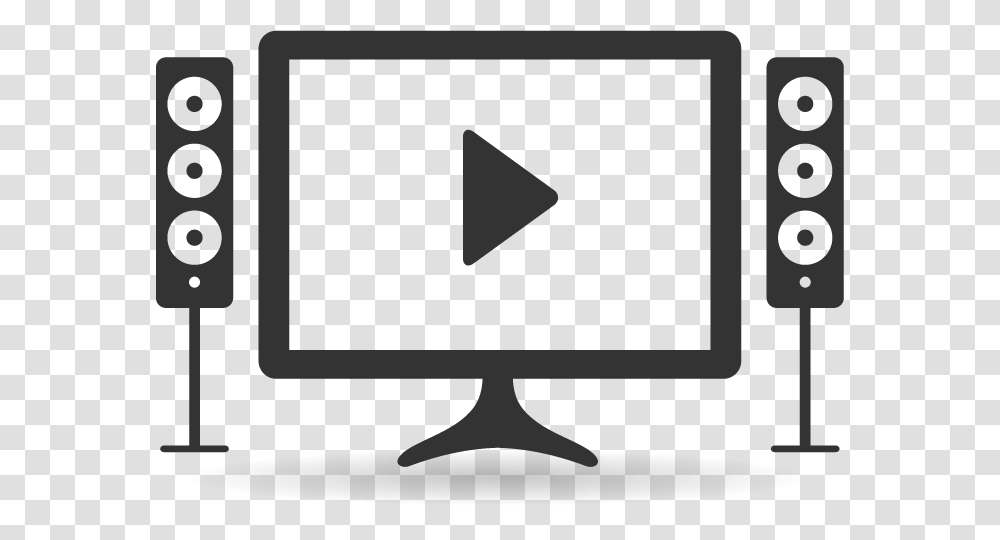 Movie Theatre Icon, Pc, Computer, Electronics, Monitor Transparent Png