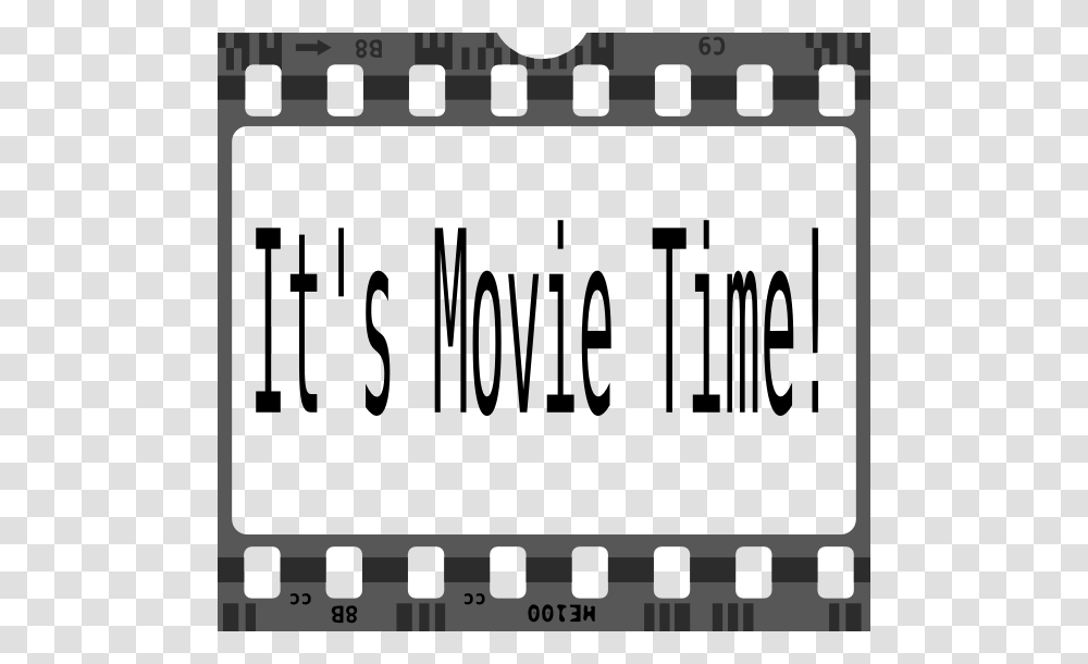 Movie Time Clip Art, Number, Word Transparent Png