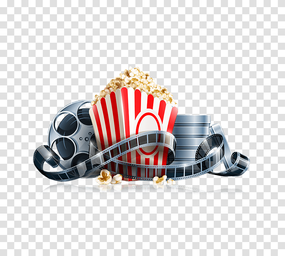 Movies 7 Image Movie, Food, Popcorn, Symbol, Reel Transparent Png